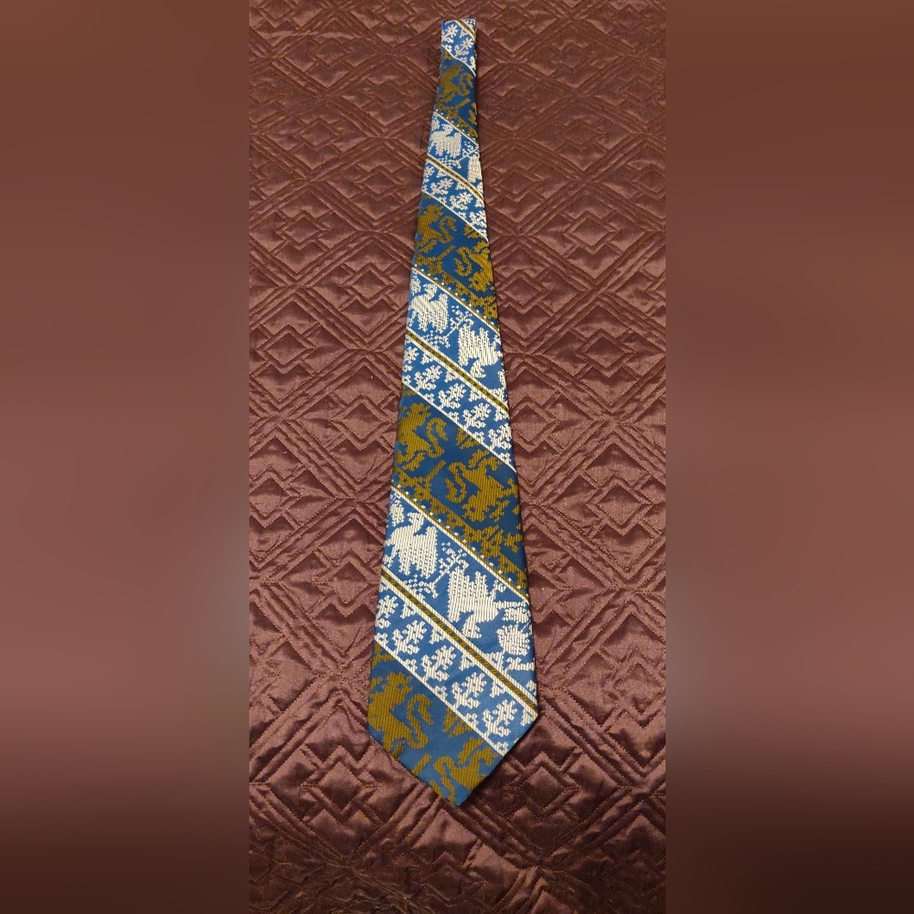 Blue, Gold and White Perth Ltd Men's Tie